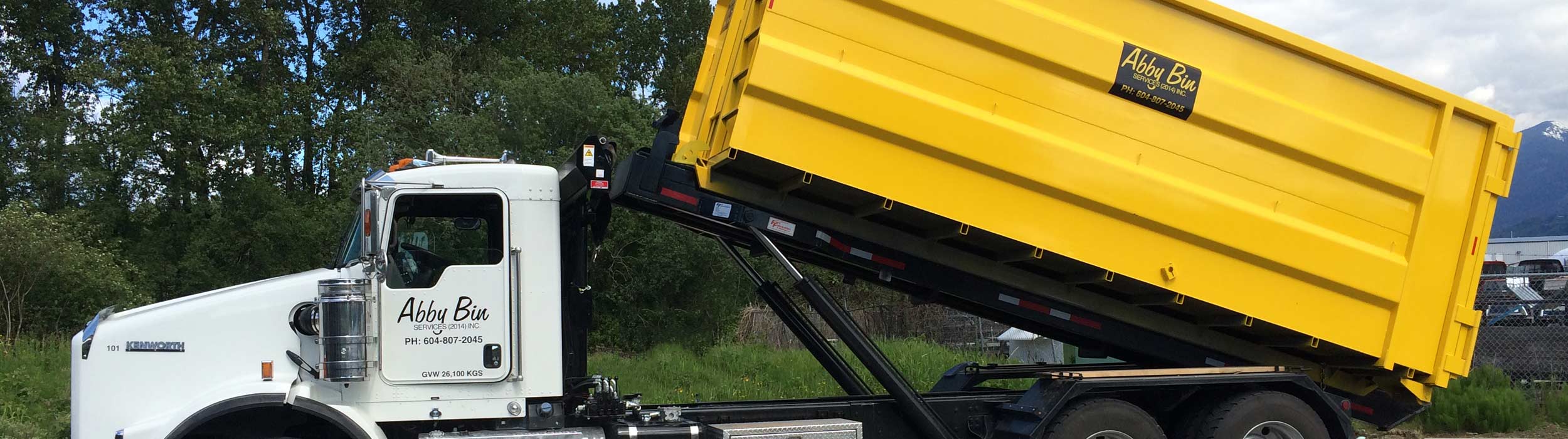 Abby Bin Truck unloading bin